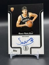 2025-26 Topps Rookie Photo Shoot Autographs Ben Saraf #RP-BS card
