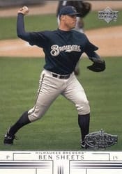 2002 Upper Deck Base Set Ben Sheets #284 card