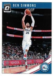 2018-19 Donruss Optic Base Set Ben Simmons #59 card