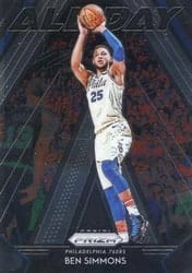 2018-19 Panini Prizm All Day Ben Simmons #3 card