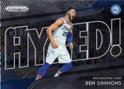 2018-19 Panini Prizm Get Hyped! Ben Simmons #9 card
