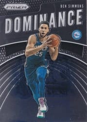 2019-20 Panini Prizm Dominance Ben Simmons #3 card