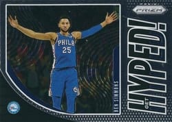 2019-20 Panini Prizm Get Hyped! Ben Simmons #9 card