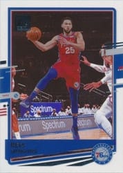 2020-21 Clearly Donruss Base Set Ben Simmons #3 card