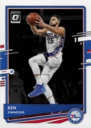 2020-21 Donruss Optic Base Set Ben Simmons #111 card