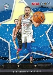 2020-21 Hoops Winter Lights Camera Action Ben Simmons #11 card