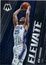 2020-21 Panini Mosaic Elevate Ben Simmons #22 card