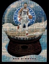 2020 Panini Crown Royale Sno Globe Ben Simmons #30 card
