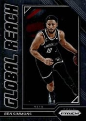 2022-23 Panini Prizm Global Reach Ben Simmons #8 card