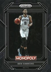 2022-23 Panini Prizm Monopoly Base Set Ben Simmons #9 card