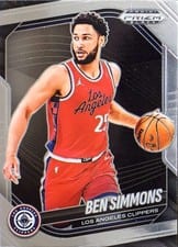 2024-25 Panini Prizm Black Base Set Ben Simmons #153 card