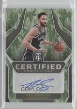 2024-25 Panini Totally Certified Certified Competitor Autographs Ben Simmons #3 card
