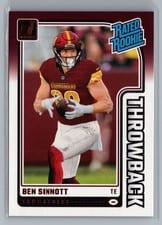2024 Donruss Rated Rookies Throwback Ben Sinnott #15 card