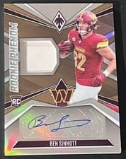 2024 Panini Phoenix Rookie Phenom Jersey Autographs Ben Sinnott #RPJA-BST card