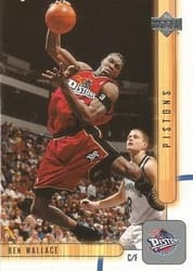 2001-02 Upper Deck Base Set Ben Wallace #43 card