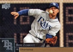 2009 Upper Deck Base Set Ben Zobrist #888 card