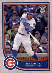 2018 Topps Big League Base Set Ben Zobrist #388 card