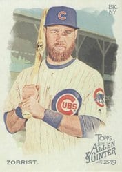2019 Topps Allen & Ginter Base Set Ben Zobrist #270 card