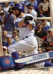 2019 Topps Big League Base Set Ben Zobrist #63 card