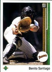 1989 Upper Deck Base Set Benito Santiago #165 card