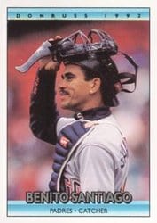 1992 Donruss Base Set Benito Santiago #40 card