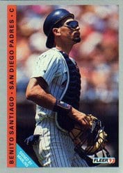 1993 Fleer Base Set Benito Santiago #523 card