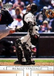 2002 Upper Deck Base Set Benito Santiago #368 card