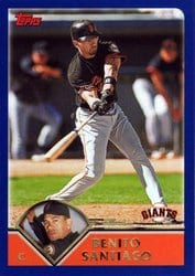 2003 Topps Base Set Benito Santiago #66 card