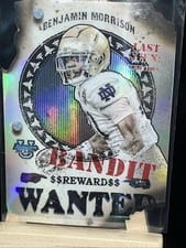 2024 Bowman University Best Gunslingers & Bandits Die-Cuts Set Benjamin Morrison #GB-1 card