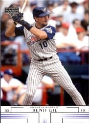 2002 Upper Deck Base Set Benji Gil #61 card