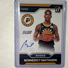 2022-23 Donruss Next Day Autographs Bennedict Mathurin #ND-BMP card