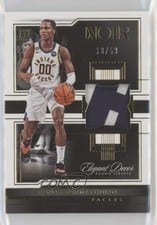 2022-23 Panini Noir Elegant Décor Rookie Jerseys Bennedict Mathurin #EDR-BNM card