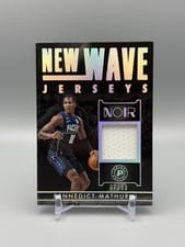 2022-23 Panini Noir New Wave Jerseys Bennedict Mathurin #NWJ-BNM card