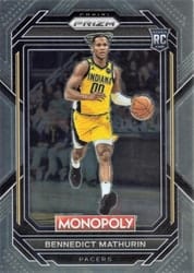 2022-23 Panini Prizm Monopoly Base Set Bennedict Mathurin #36 card