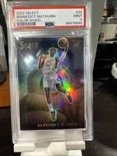 2022-23 Panini Select Color Wheel Bennedict Mathurin #23 card