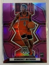 2022 Panini Chronicles Draft Picks Mosaic Bennedict Mathurin #11 card