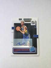 2022 Panini Donruss Bennedict Mathurin Signature #206 card