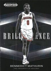 2022 Panini Prizm Draft Picks Brilliance Bennedict Mathurin #BR-BM card