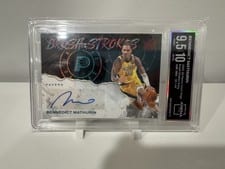 2023-24 Panini Court Kings Brush Strokes Autographs Bennedict Mathurin #BR-BEN