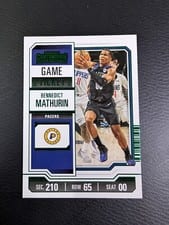 2023 Panini Contenders Bennedict Mathurin Season Ticket #10 card
