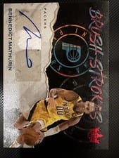 2023 Panini Court Kings Brush Strokes Bennedict Mathurin #BR-BEN card