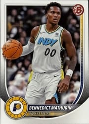 2025-26 Bowman Base Set Bennedict Mathurin #78 card