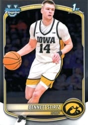 2025-26 Bowman Chrome Prospects Bennett Stirtz #BCP-90 card