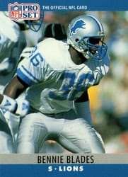 1990 Pro Set Base Set Bennie Blades #97 card