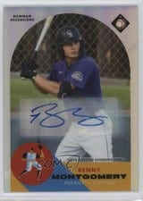 2022 Bowman Chrome Ascensions Autographs Benny Montgomery #BA-12 card