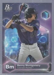 2022 Bowman Platinum Precious Elements Benny Montgomery #PE-6 card
