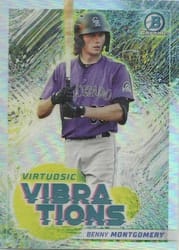 2022 Bowman Virtuosic Vibrations Benny Montgomery #VV-17 card