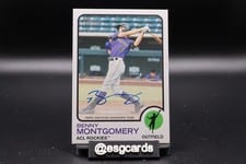 2022 Topps Heritage Minor League Real One Autographs Benny Montgomery #ROA-BM card