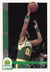 1992-93 Hoops Base Set Benoit Benjamin #213 card