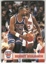 1993-94 Hoops Base Set Benoit Benjamin #368 card